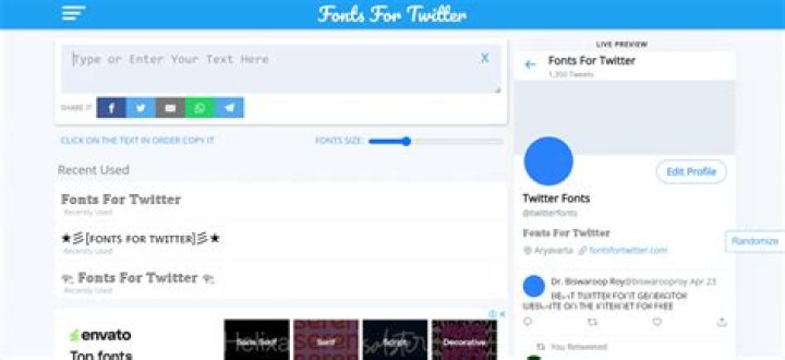 Best Free Online Twitter Font Generators: No Downloads Required