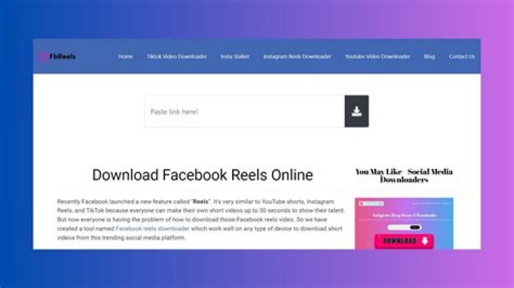 Ultimate Free Facebook Reels Downloader: Download Reels in HD Without Watermarks